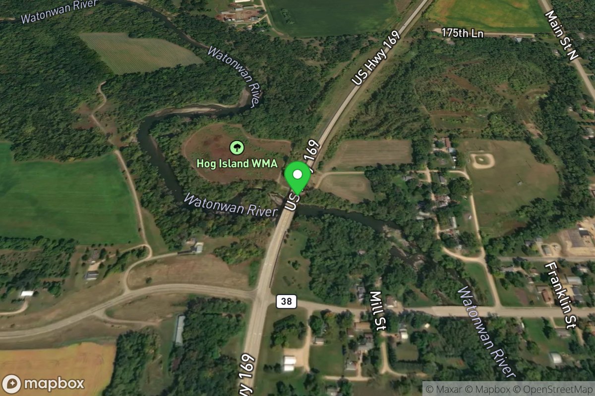 Watonwan River, Hwy #169 State Water Access Site