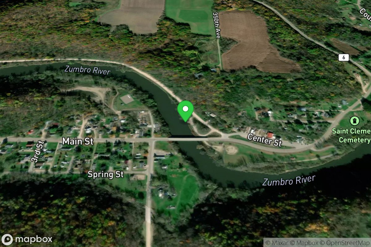 Zumbro River, Hammond State Water Access Site
