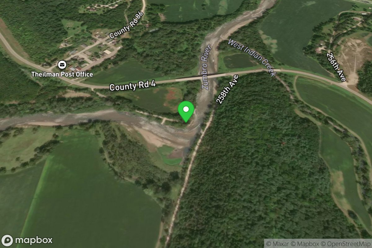 Zumbro River, Theilman State Water Access Site