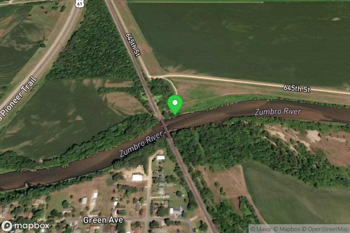 Zumbro River, Kellogg State Water Access Site