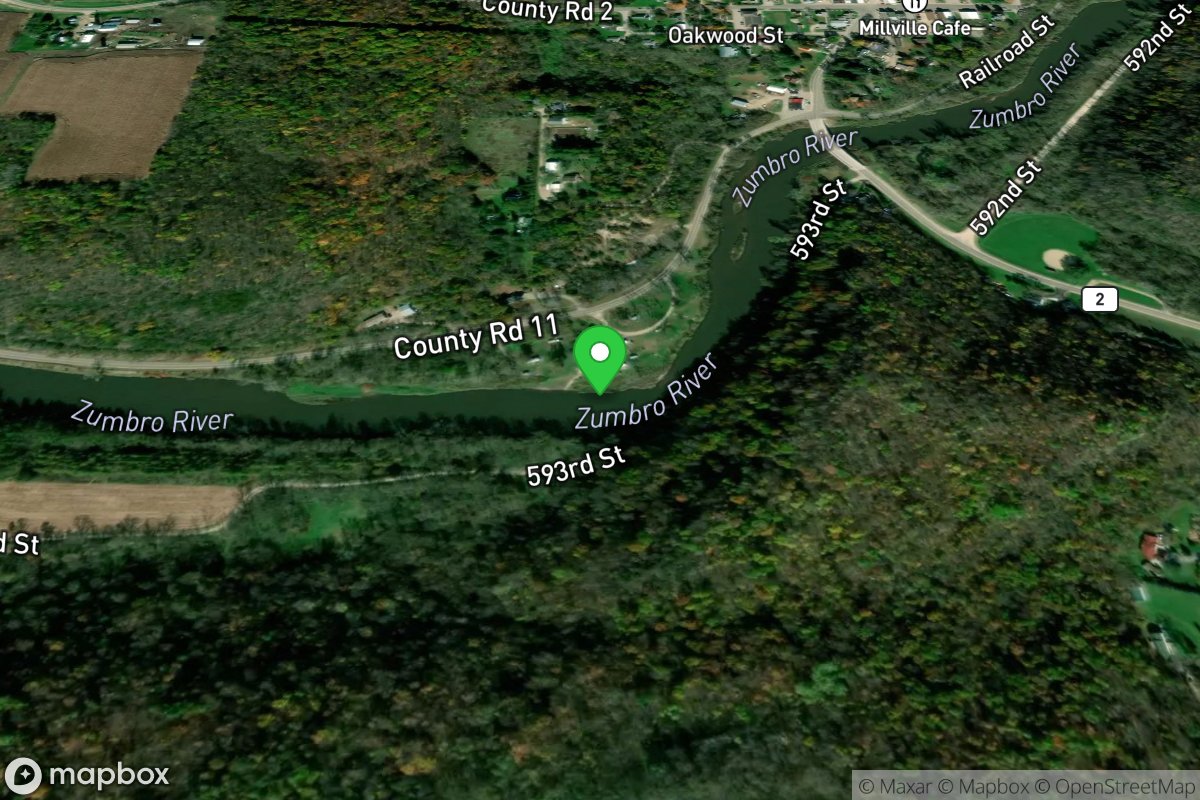 Zumbro River, Reads Park State Water Access Site