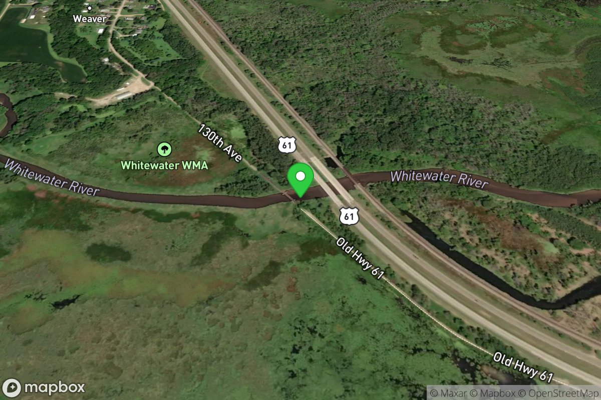 Whitewater River,  Highway 61 State Water Access *