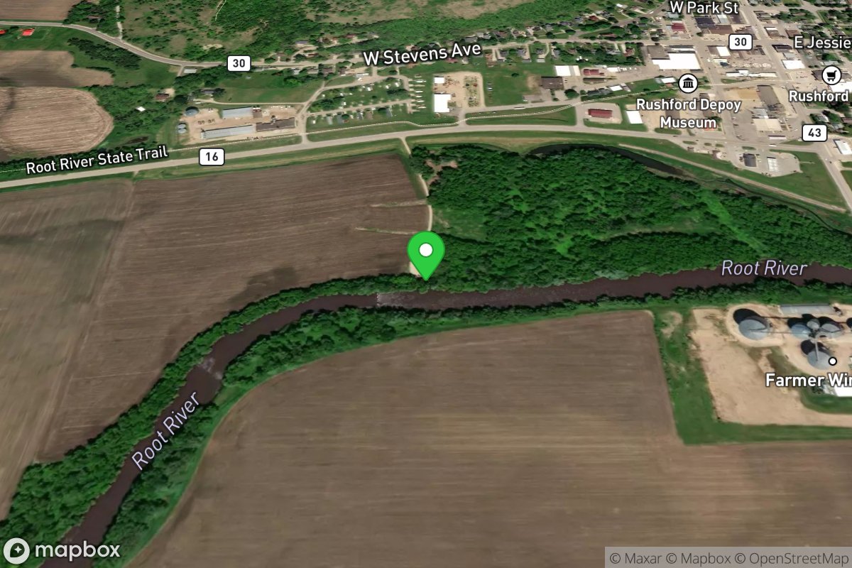 Root River, Rushford State Water Access Site