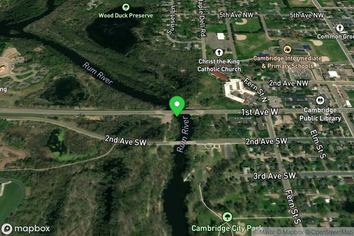 Rum River, Cambridge State Water Access Site