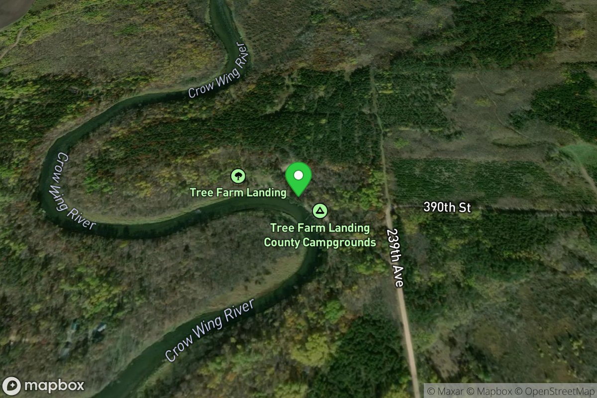 Crow Wing River, Tree Farm Landing, #1 State Wate*