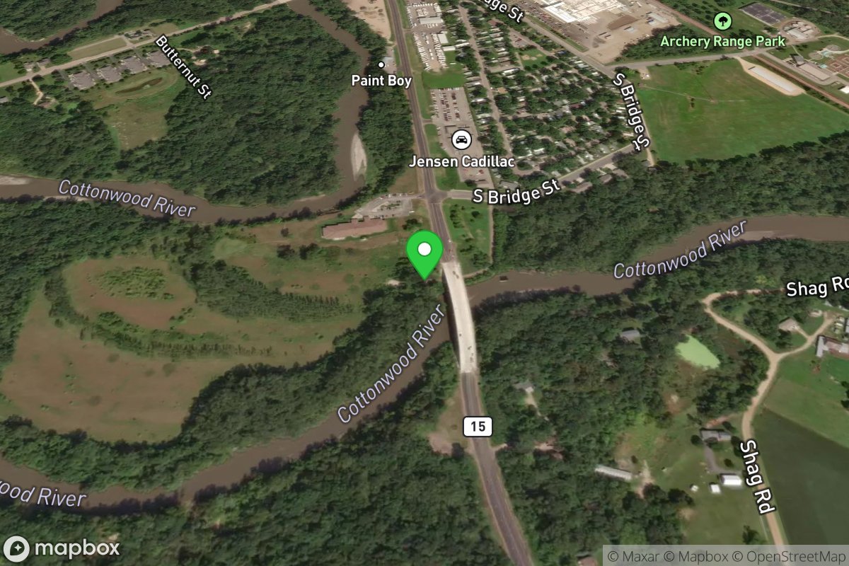 Cottonwood River, Cottonwood Street Bridge
Highwa*