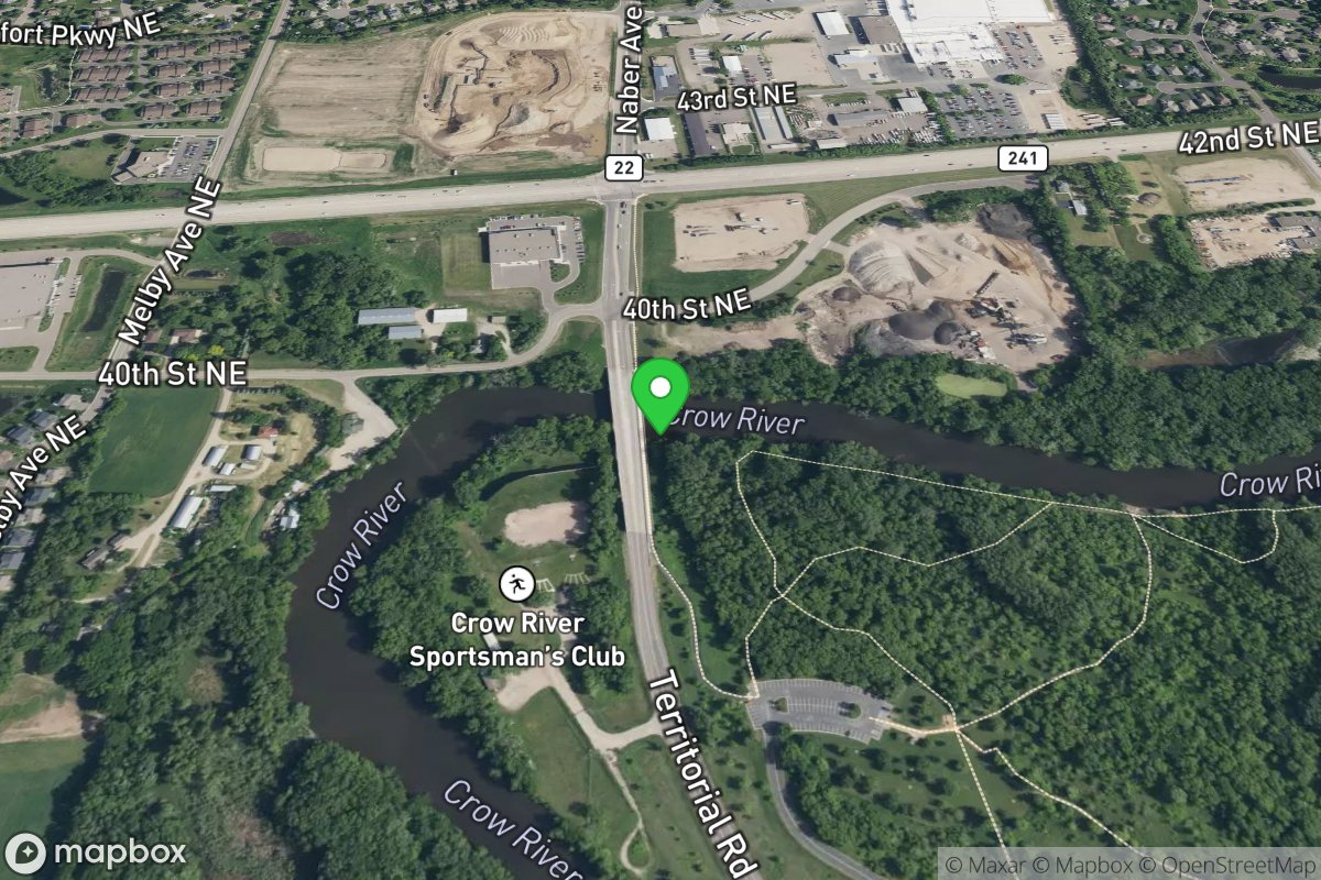 North Fork Crow River, Crow Hassen Park Reserve N*