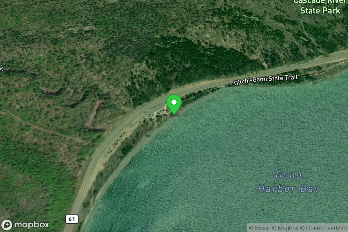 Lake Superior, Cut Face Creek Wayside Rest State *