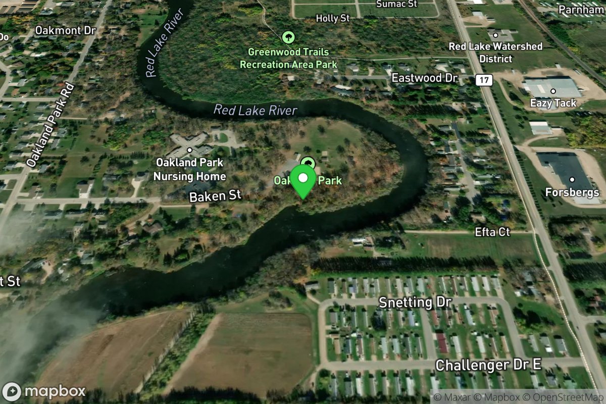 Red Lake River, Oakland Park Water Access Site