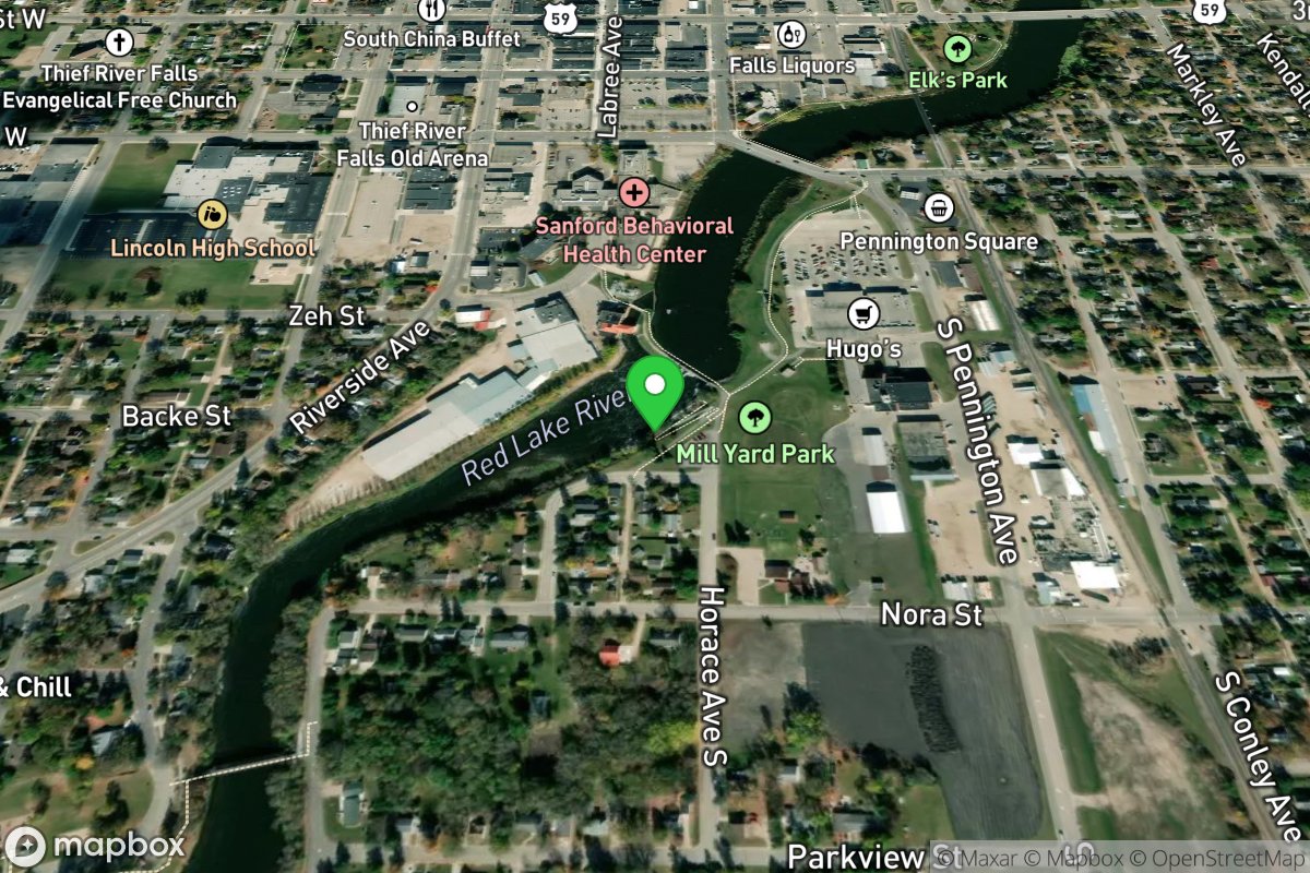 Red Lake River, Mill Yard Park Water Access Site