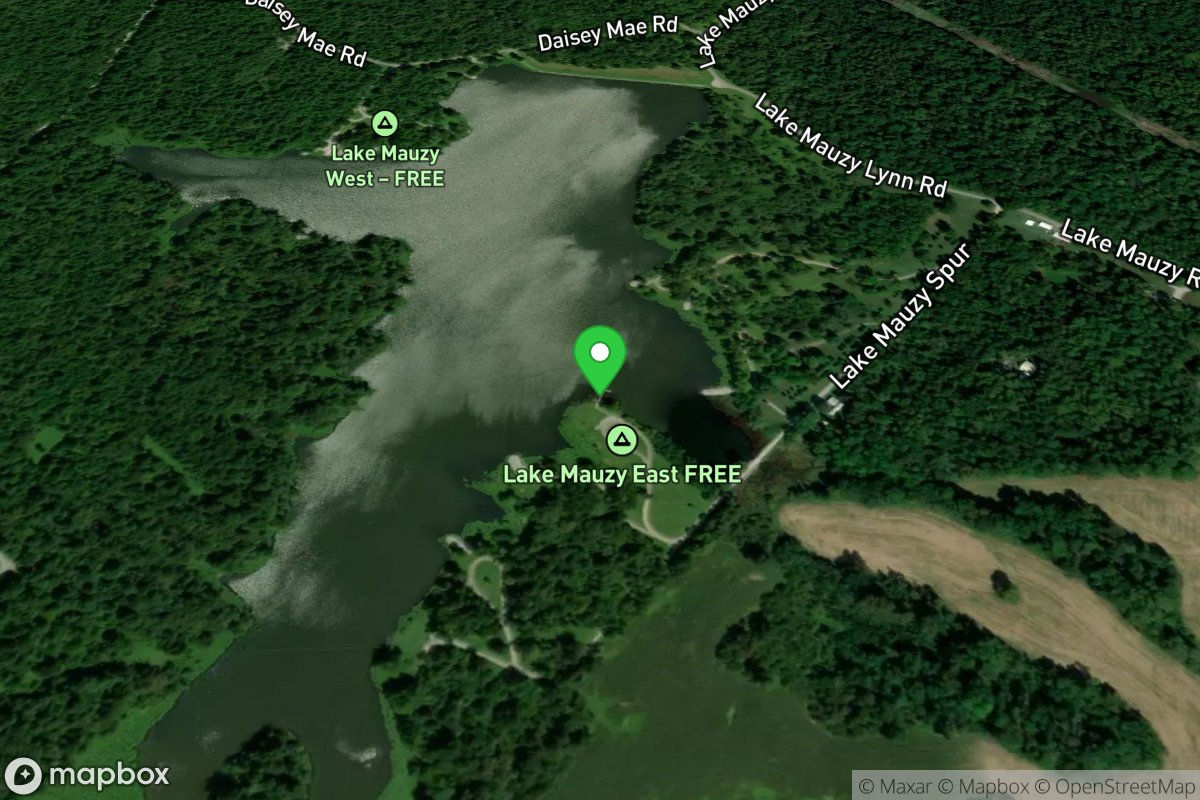 Mauzy Lake Access Pier