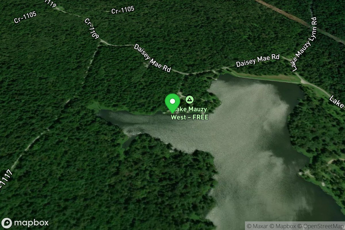 Mauzy Lake Boat Ramp
