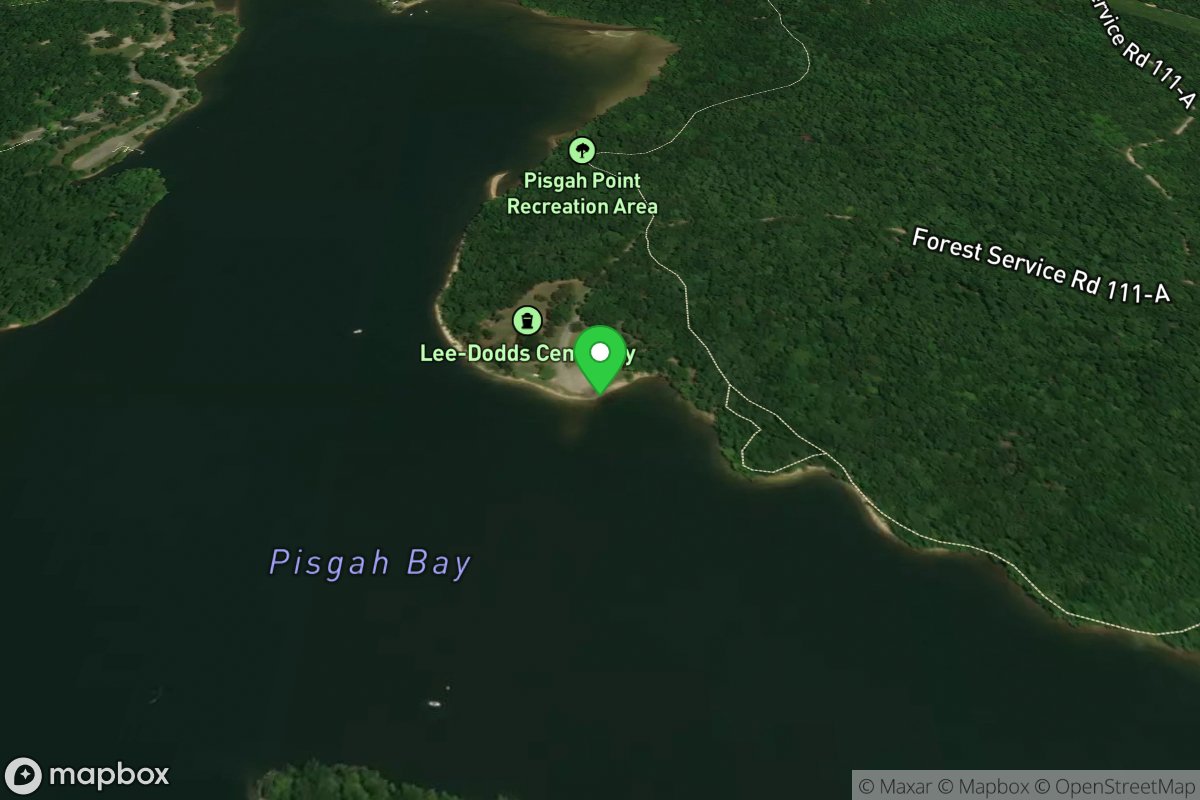 Pisgah Bay Campground lake access - LBL