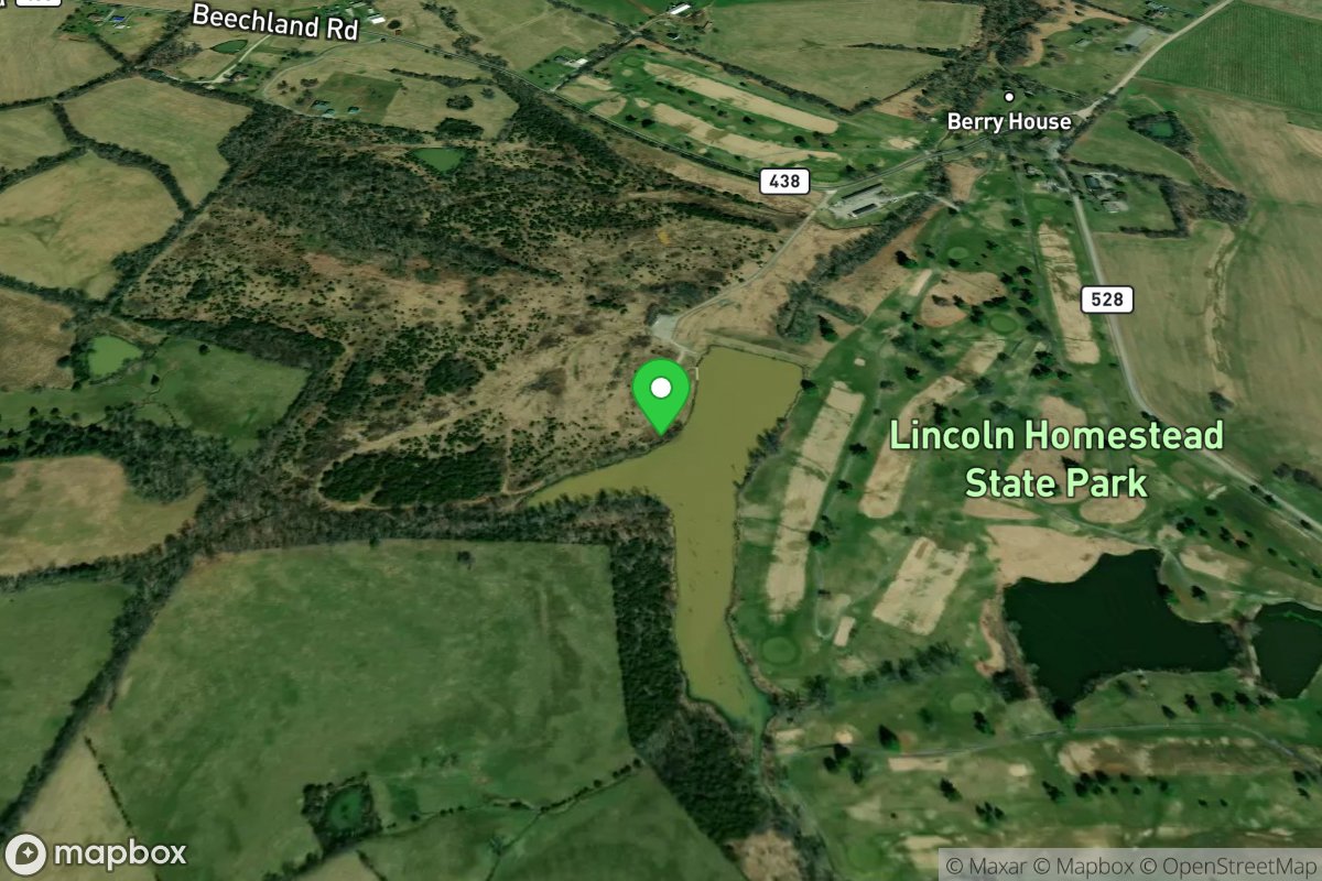 Lincoln Homestead State Park Lake