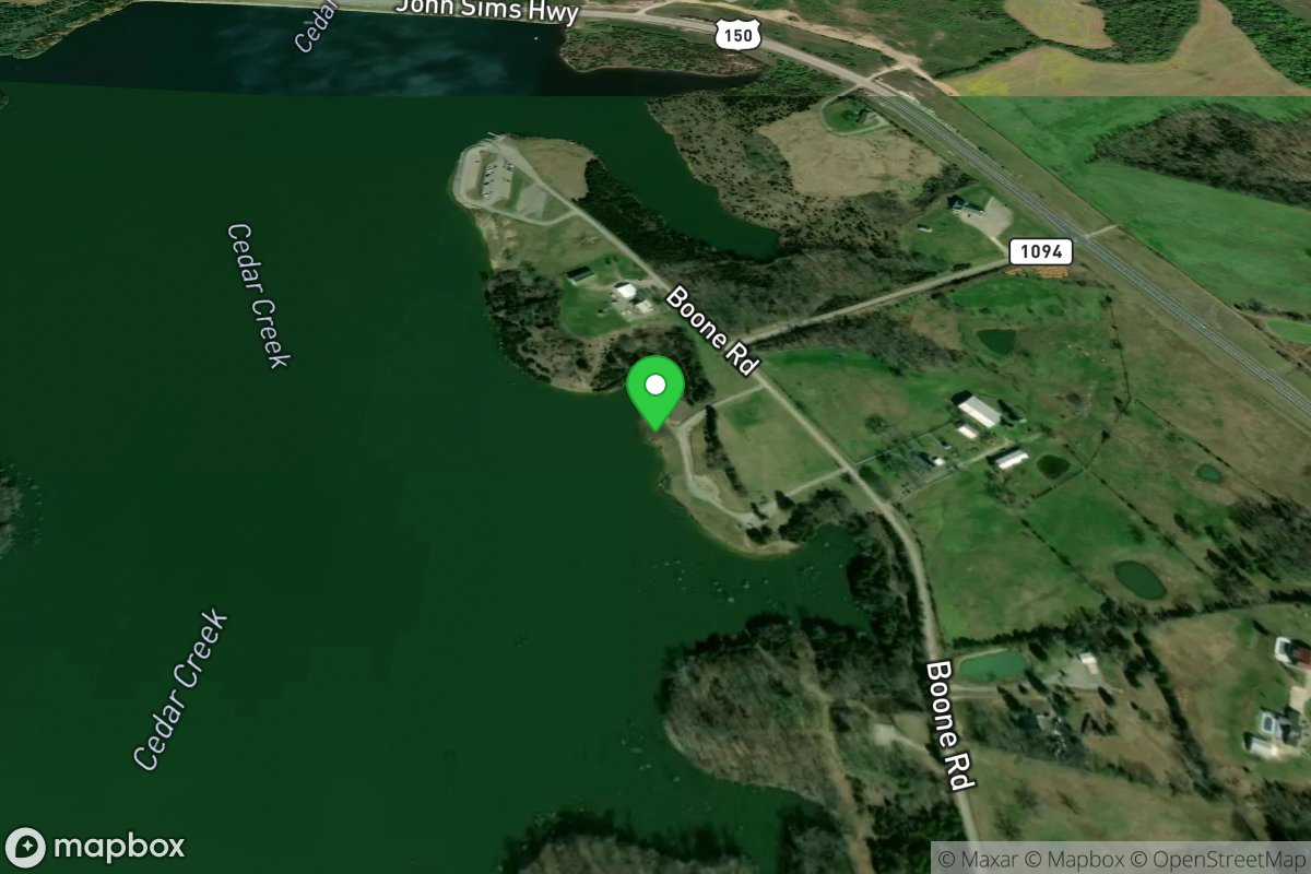 Cedar Creek Bank Fishing Area