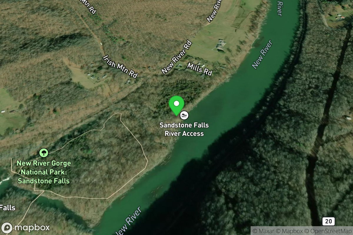 Sandstone Falls River Access