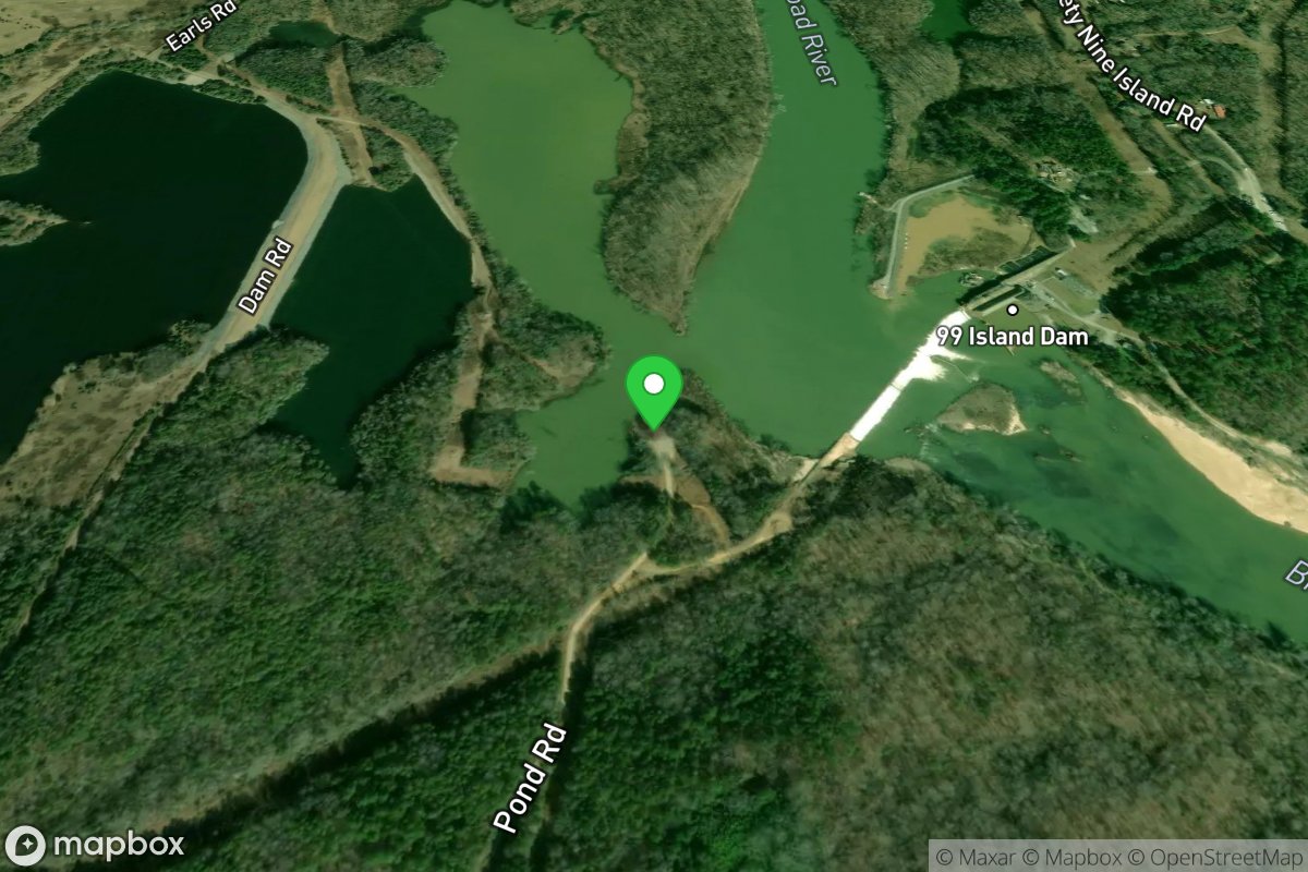 Ninety-Nine Islands Dam Boat Ramp