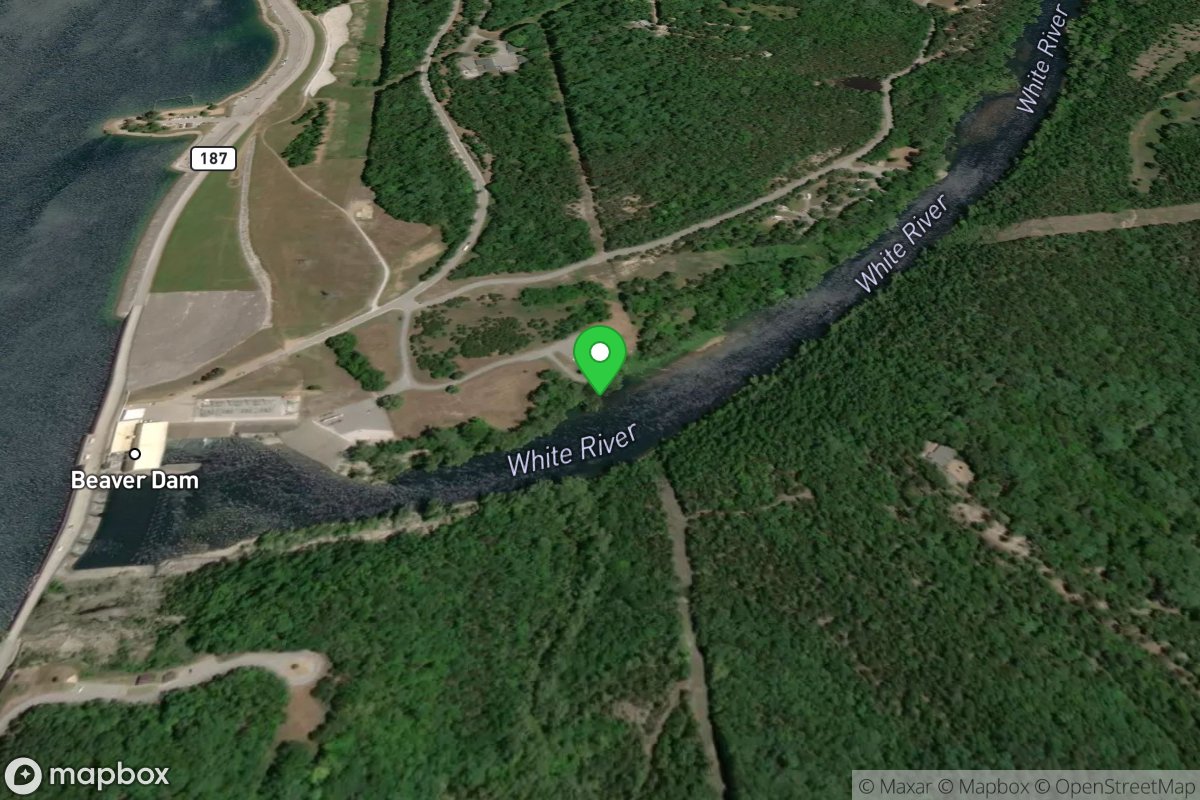 Beaver Lake Dam Site Access