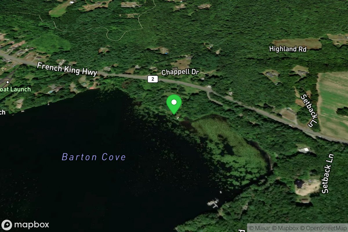 Barton Cove Canoe & Kayak Rental Area