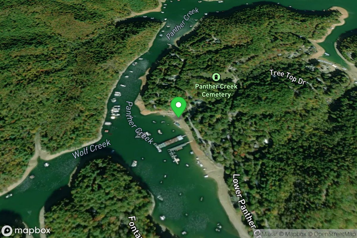 Panther Creek Boat Dock Ramp