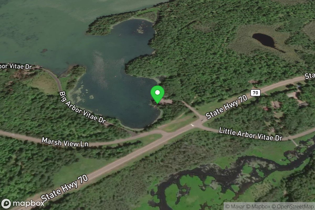 Big Arbor Vitae Lake Boat Launch - South