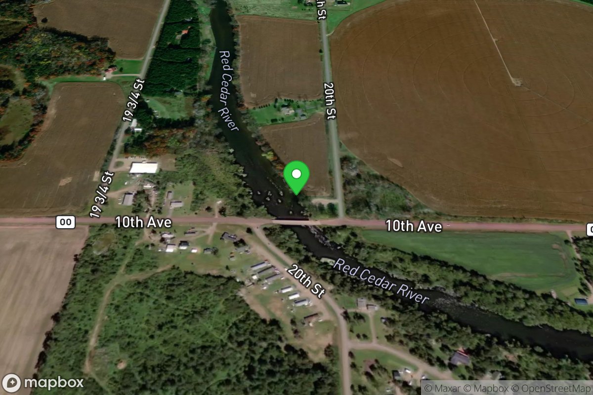 Red Cedar River - County Hwy OO Access