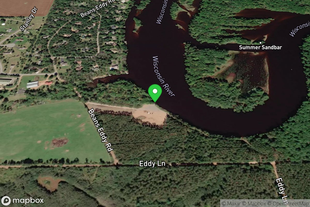 Wisconsin River Off of Beans Eddy Road