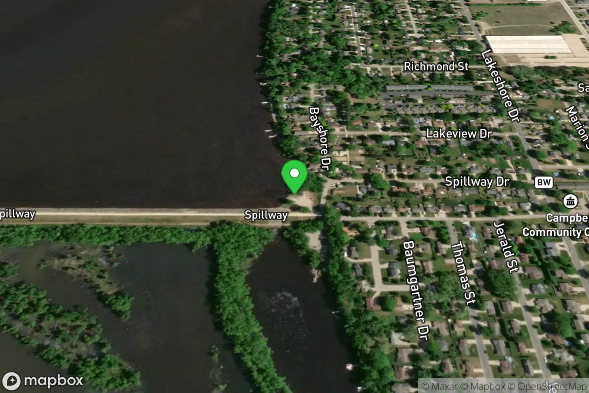 Upper French Island Spillway Landing