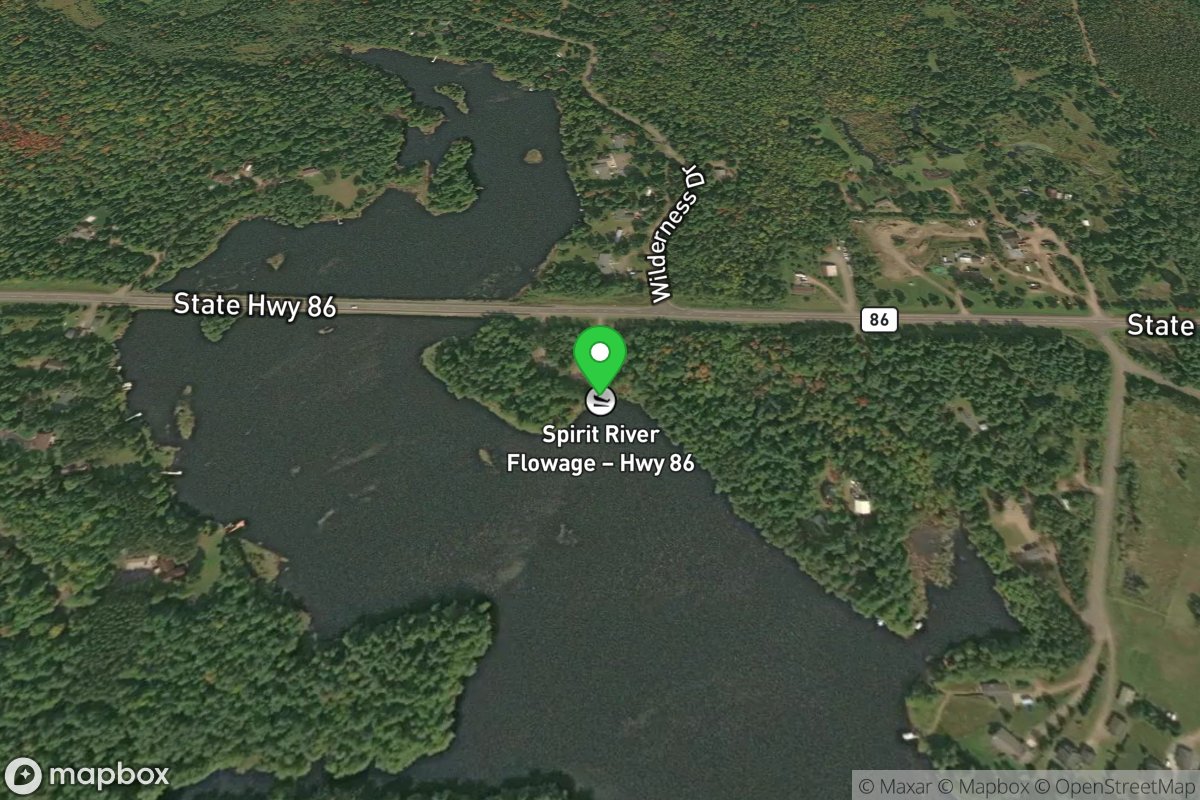 Spirit River Flowage - Hwy 86 Access