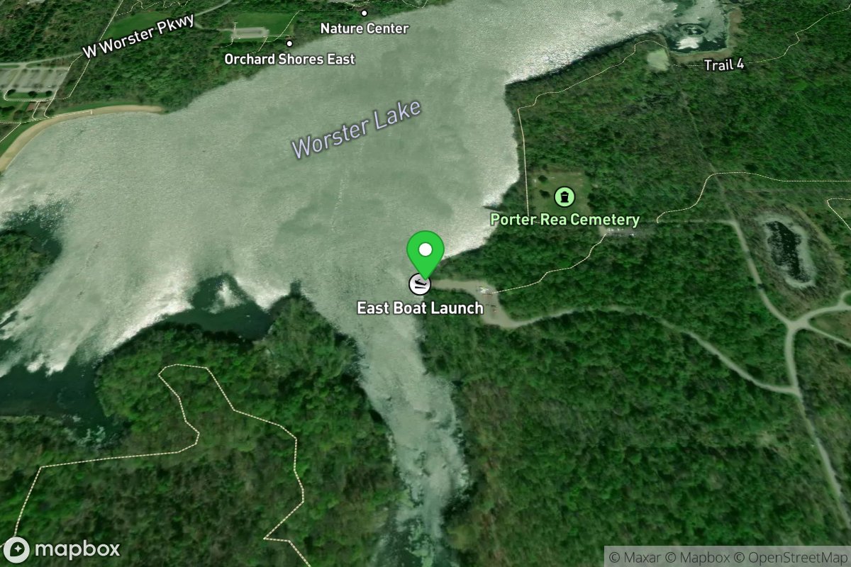 Worster Lake East Boat Launch