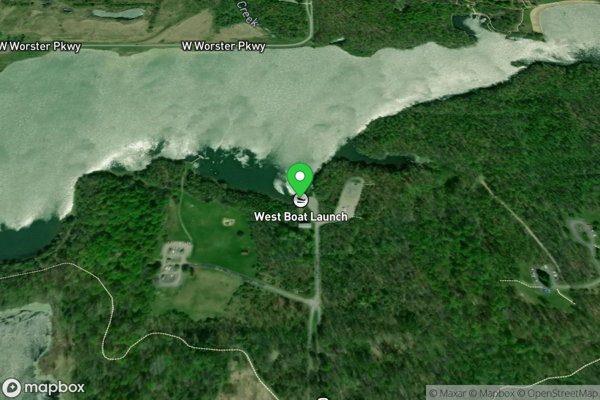 Worster Lake West Boat Launch