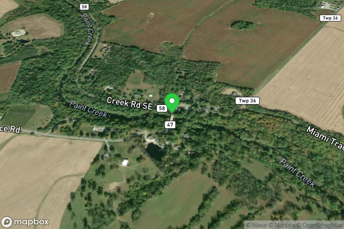 Paint Creek, Main Branch Access