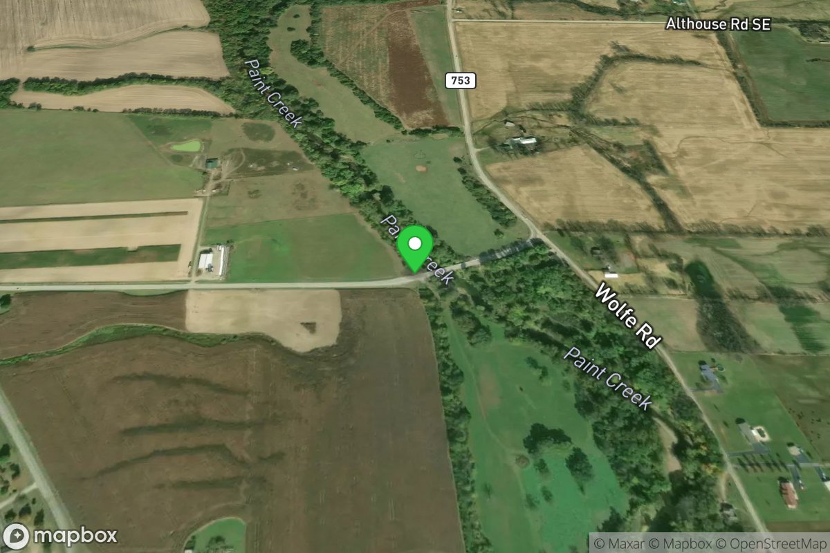 Paint Creek, Main Branch Access