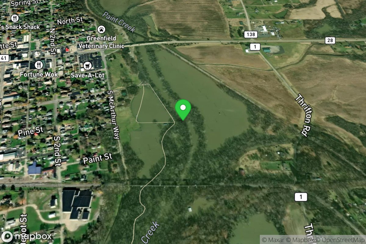 Paint Creek, Main Branch Access