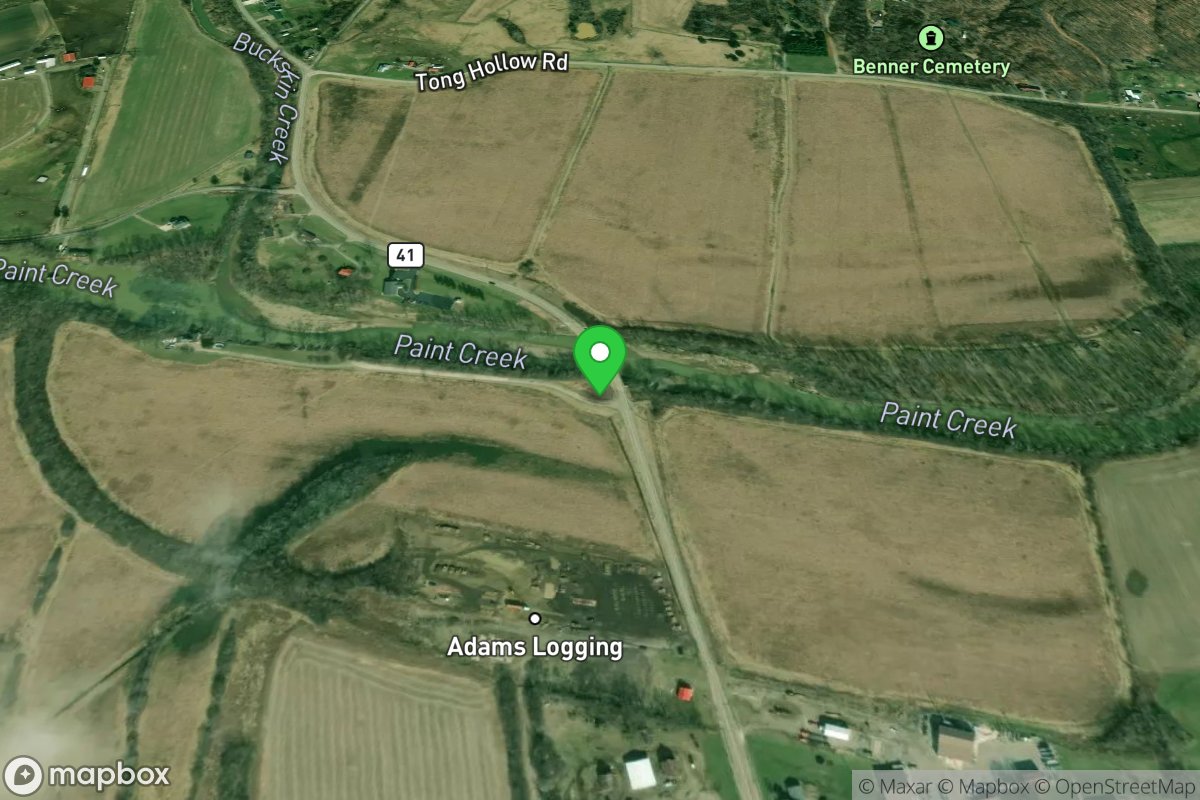 Paint Creek, Main Branch Access