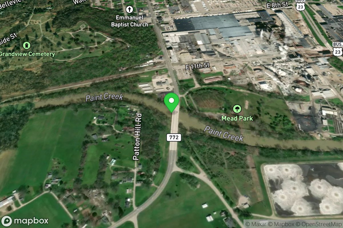 Paint Creek, Main Branch Access