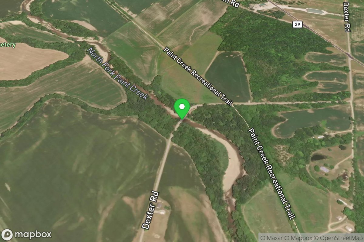 Paint Creek, North Fork Access