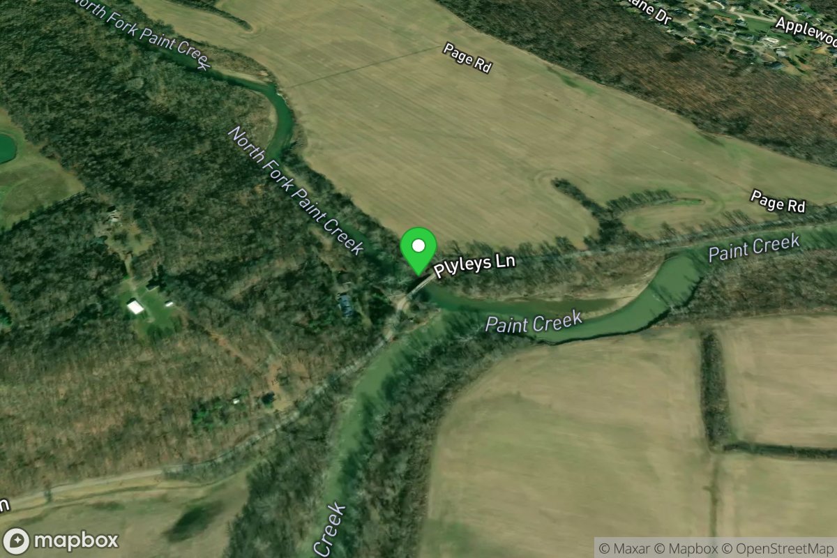 Paint Creek, North Fork Access