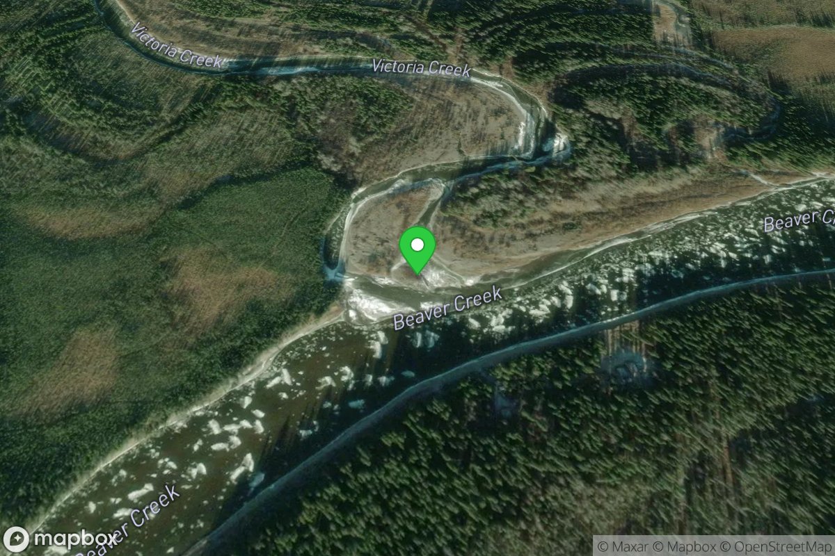 Gravel Bars Above & Below Victoria Creek