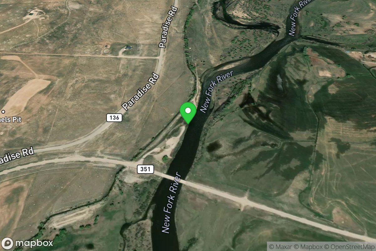 New Fork Campground Boat Takeout