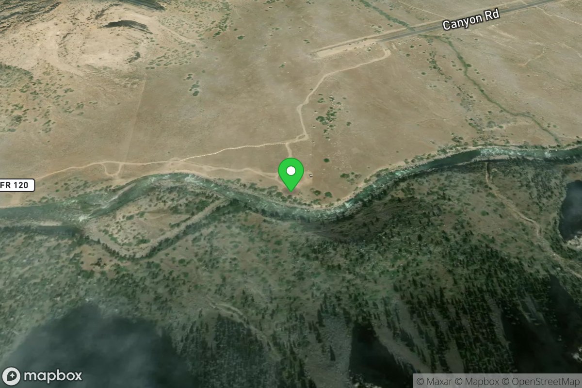 Clarks Fork Canyon Fishing Access Parking