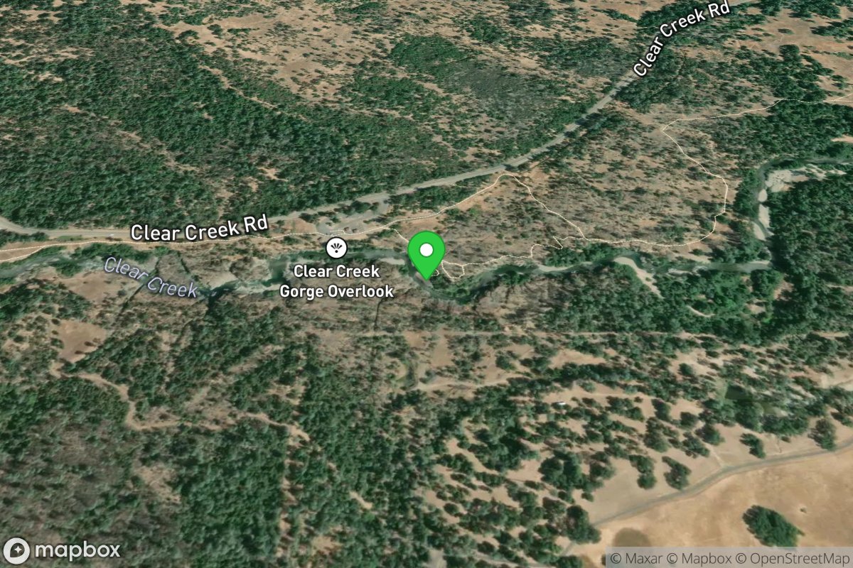 Below Clear Creek Gorge