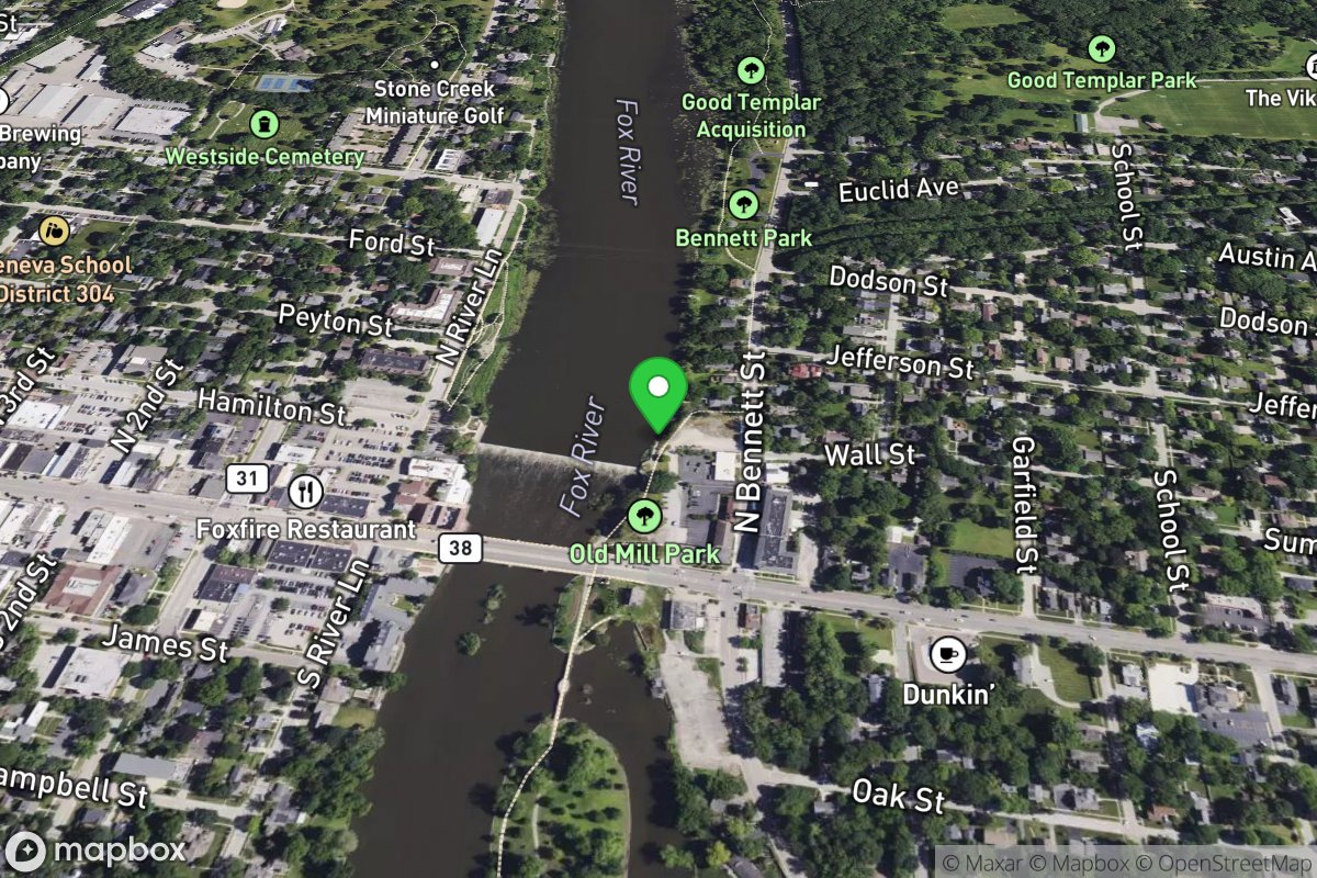 Geneva Dam - Downstream Portage