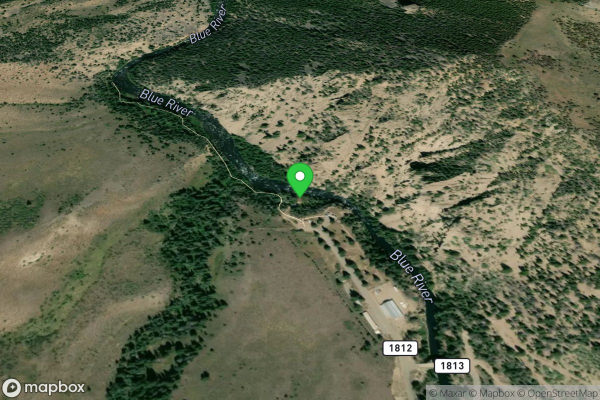 Base of Green Mountain Reservoir Dam