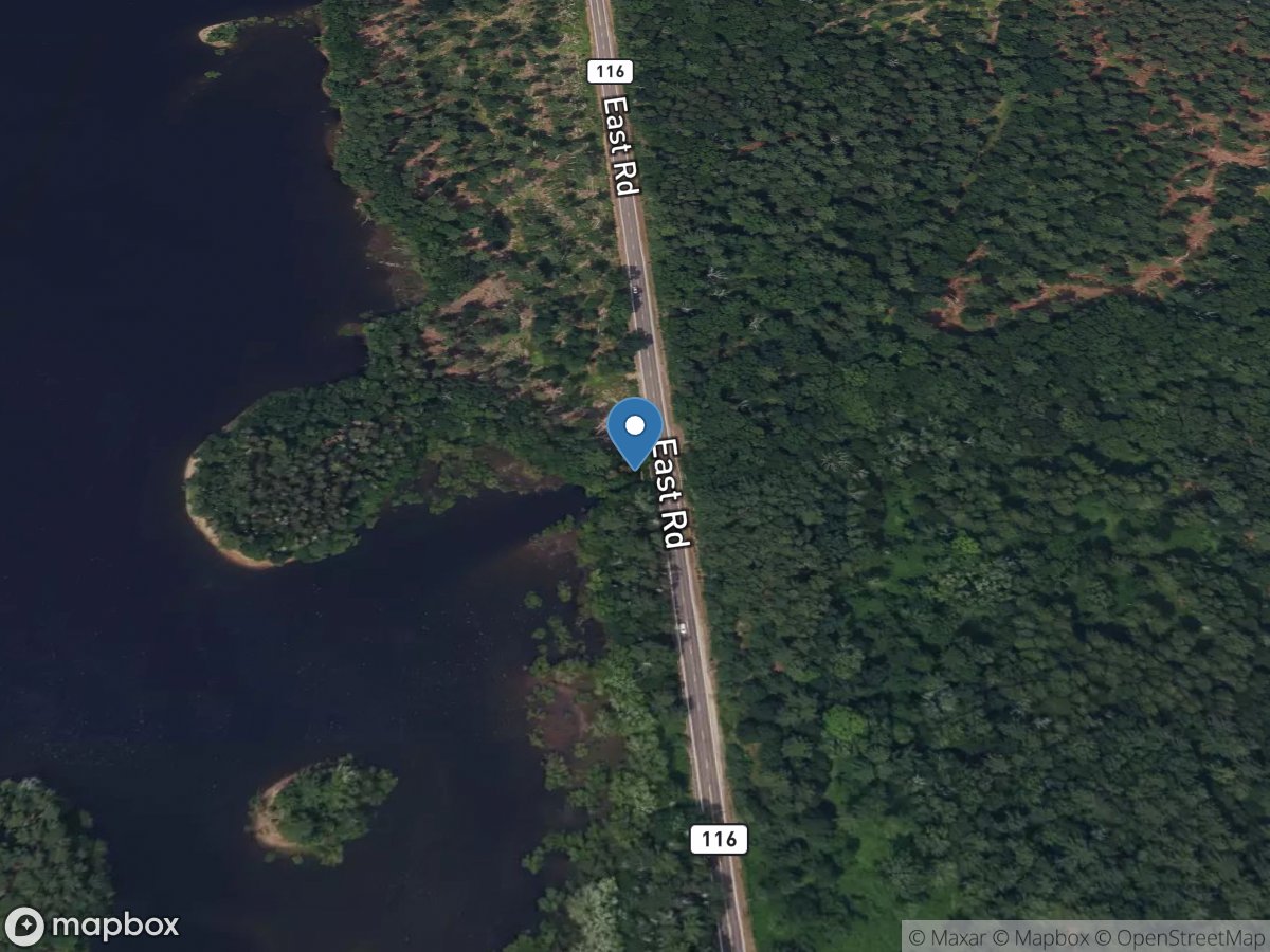 Brandy Brook at Rt 116 at Saundersville, RI location