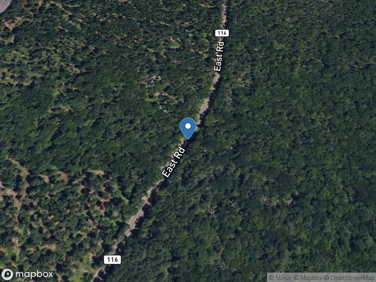 Halls Estate Bk at Rt 116 near North Scituate, RI location