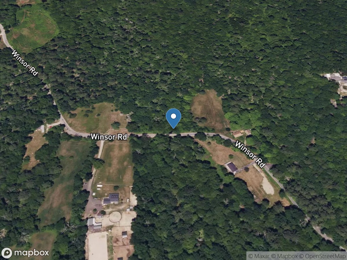 Winsor Brook at Winsor Road near South Foster, RI location