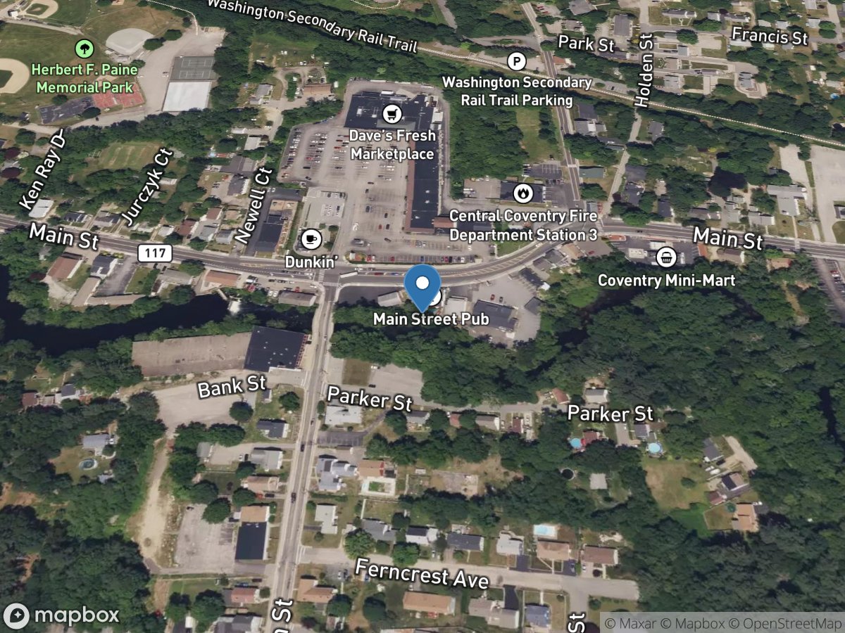 South Branch Pawtuxet River at Washington, RI location