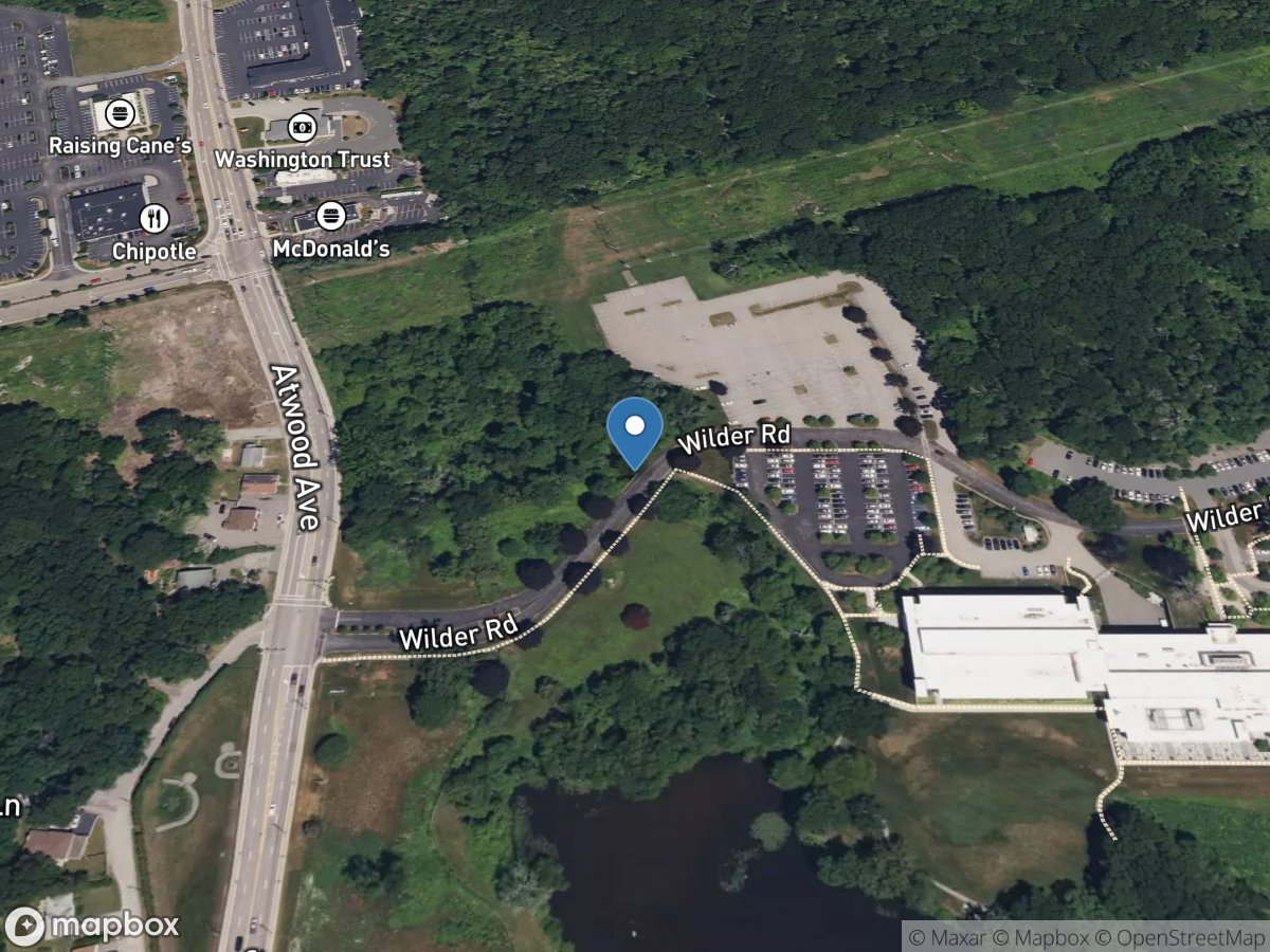 Pocasset River near Wilder Rd. at Johnston, RI location