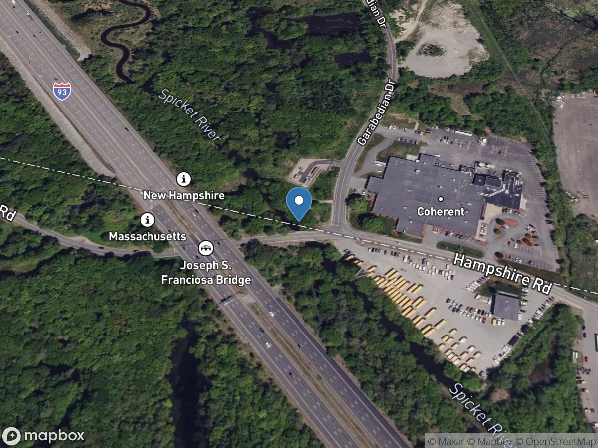 Spicket River near Methuen, MA location